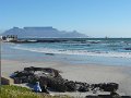 Table Mountain and Bloubergstrand beach